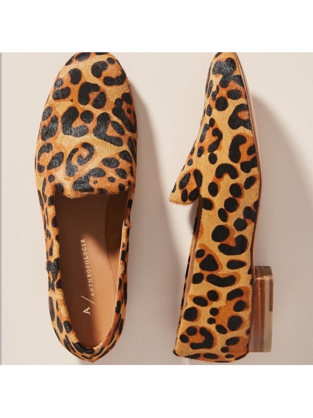 Anthropologie Arlo Easy Loafers in Leopard-Print